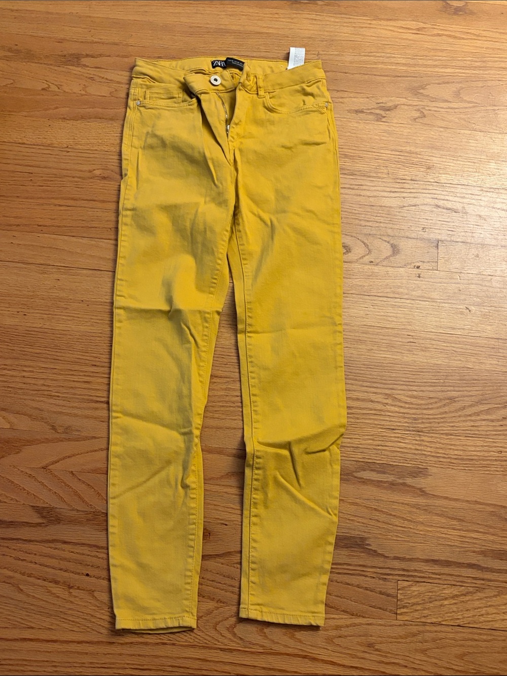 Bright Yellow Women’s Skinny Jeans Zara